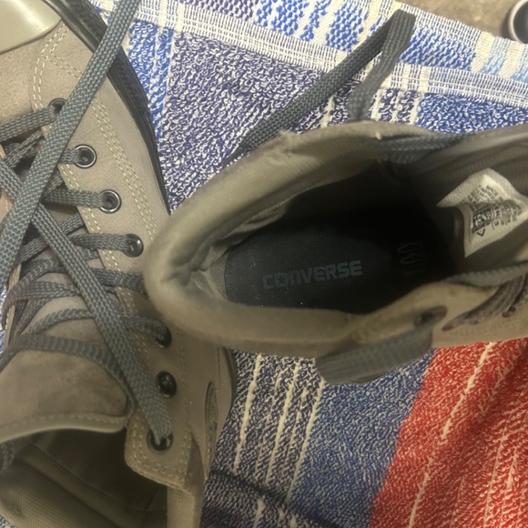 Gray Converse All Star/Chuck Taylor High Tops - Picture 9 of 16